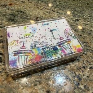 Seattle Skyline Playing Cards Color Art Deck Opened Case Unused